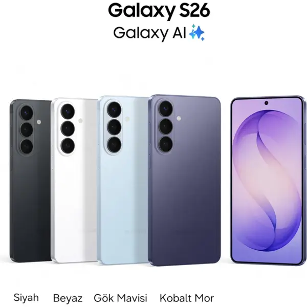 Samsung Galaxy S26 256 GB (Samsung Türkiye Garantili) Beyaz